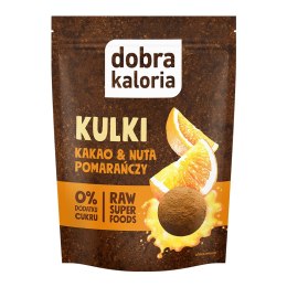 Ciasteczka-kulki Kakao&Nuta pomarańczy bez cukru 65 g
