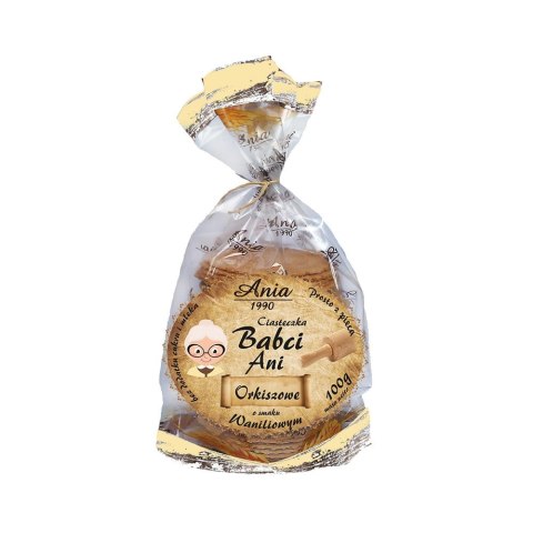 Ciasteczka orkiszowe naturalne 100 g Ciasteczka orkiszowe naturalne 100 g