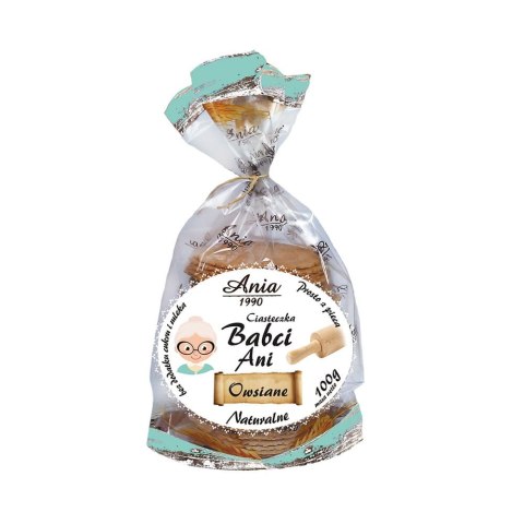 Ciasteczka owsiane naturalne 100 g Ciasteczka owsiane naturalne 100 g