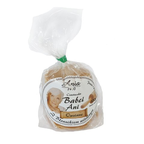 Ciasteczka owsiane z błonnikiem 100 g Ciasteczka owsiane z błonnikiem 100 g