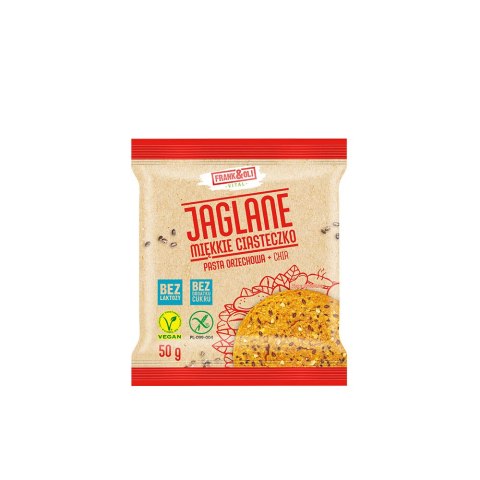 Ciasteczko z pastą orzechową + Chia bez dodatku cukru 50 g Ciasteczko z pastą orzechową + Chia bez dodatku cukru 50 g
