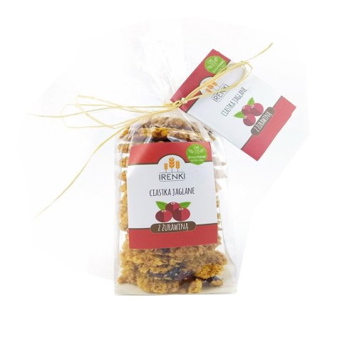 Ciastka jaglane z żurawiną bezglutenowe 175 g