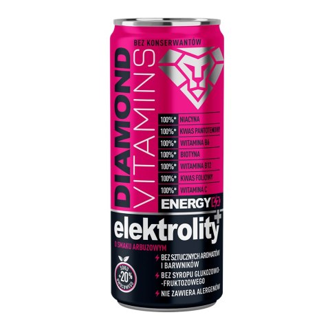 Elektrolity Diamond Vitamins czerwone 250ml Elektrolity Diamond Vitamins czerwone 250ml