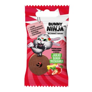 FRUIT ROLLS Przekąska o smaku jabłko-banan-truskawka bez dodatku cukru 15g