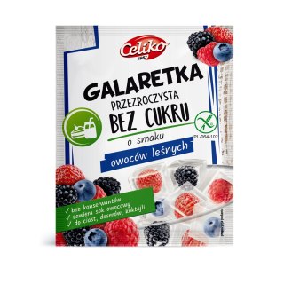 Galaretka przezroczysta bez cukru z owoców leśnych 14 g