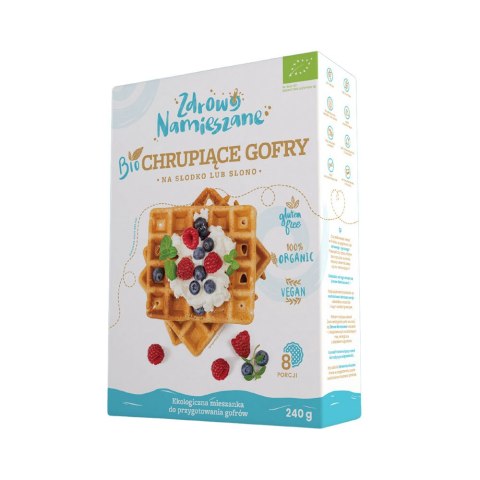 Gofry chrupiące na słodko lub słono BIO 8 porcji 240 g