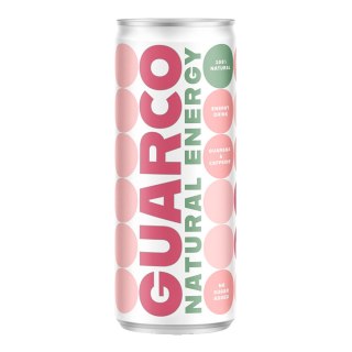 Guarco Energy Drink Wiśniowy bez dodatku cukru 250 ml
