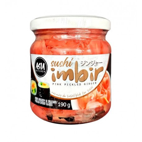 Imbir marynowany 190g różowy Asia Kitchen