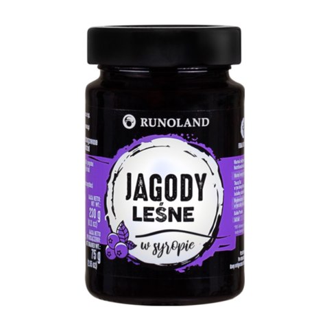 Jagody leśne w syropie 230 g Jagody leśne w syropie 230 g