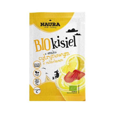 Kisiel o smaku cytrynowo-rabarbarowym BIO 38 g Kisiel o smaku cytrynowo-rabarbarowym BIO 38 g