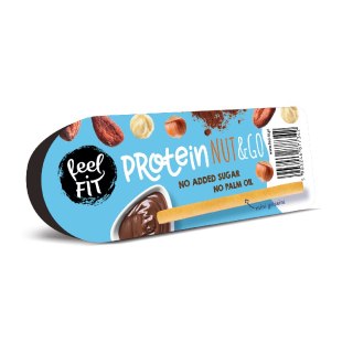 Krem proteinowy z orzechami laskowymi bez dodatku cukru 25 g