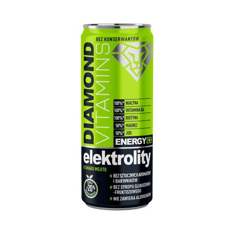 LUZ: Elektrolity Diamond Vitamins napój 250 ml
