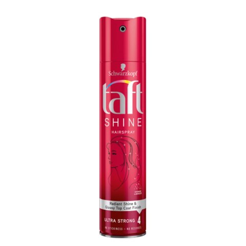 Lakier do włosów Shine Czerwony Ultra Strong 4 250 ml Lakier do włosów Shine Czerwony Ultra Strong 4 250 ml