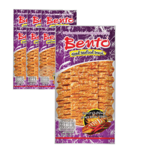 Snack z kałamarnicy o smaku Grillowanych Kalmarów z sosem Chili BENTO 20g