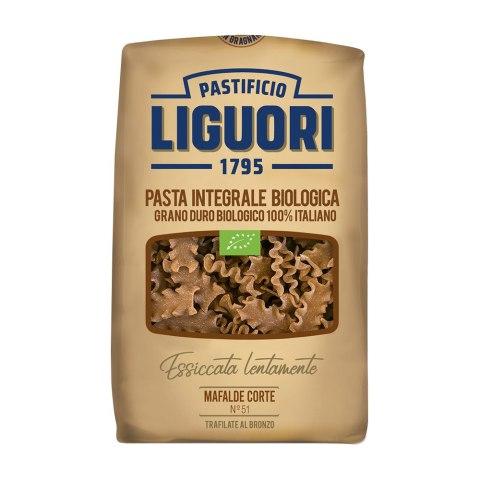 Makaron Liguori Integrale Mafalde Corte pełnoziarni BIO 500G