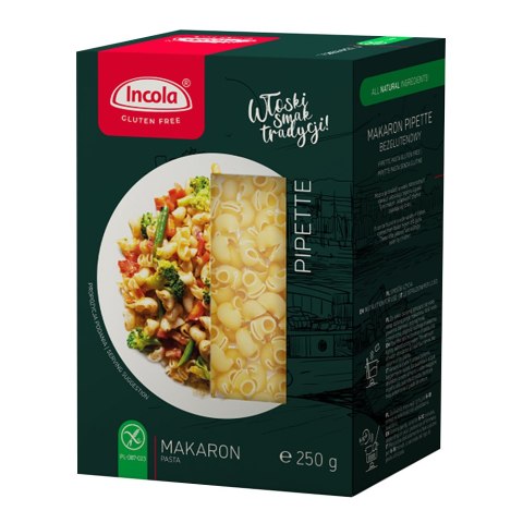 Makaron pipette bezglutenowy 250 g Makaron pipette bezglutenowy 250 g