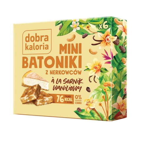 Mini batoniki z nerkowców a'la sernik 102 g Mini batoniki z nerkowców a'la sernik 102 g