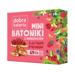 Mini batoniki z nerkowców a'la tarta malinowa 102 g