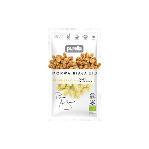 Morwa biała BIO. Regeneracja. Wapń + Witamina B2 45 g
