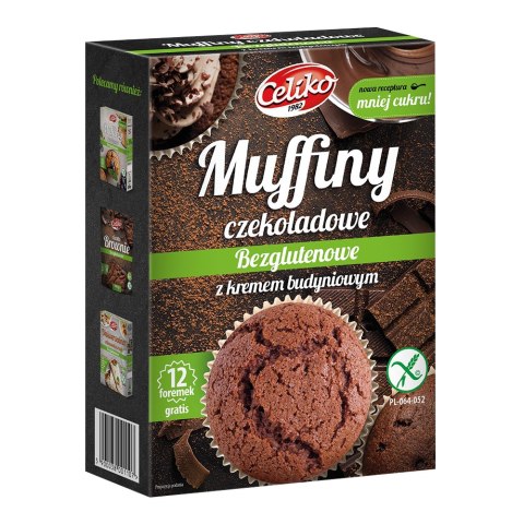 Muffiny czekoladowe z kremem budyniowym 310 g