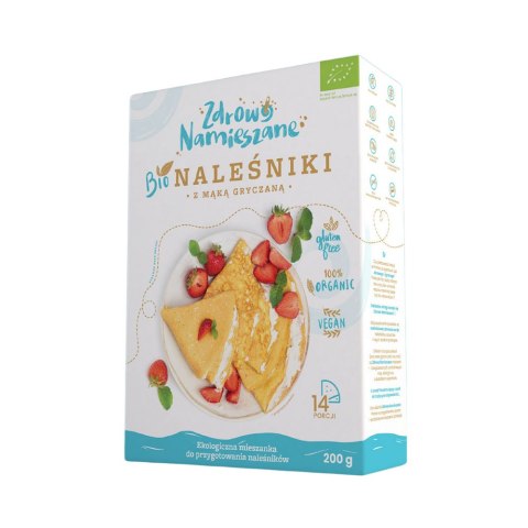 Naleśniki z mąką gryczaną 14 porcji BIO 200 g Naleśniki z mąką gryczaną 14 porcji BIO 200 g