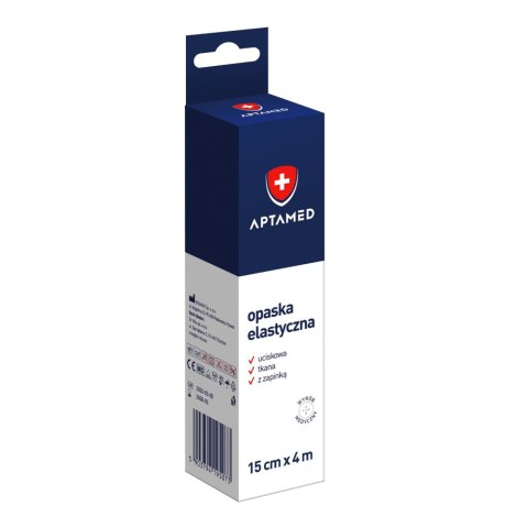 Opaska elastyczna z zapinką 15 cm x 4 m Opaska elastyczna z zapinką 15 cm x 4 m