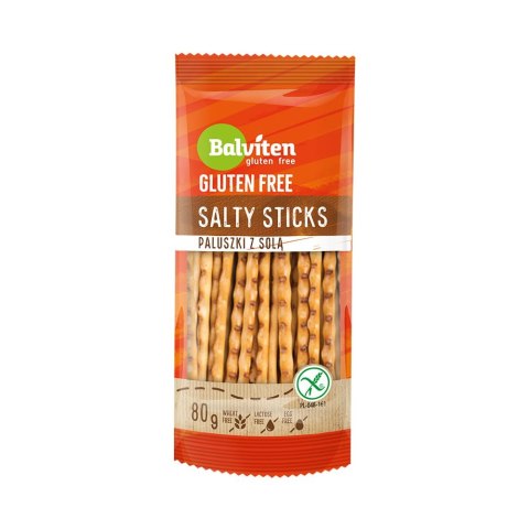 Paluszki z solą bezglutenowe 80 g Paluszki z solą bezglutenowe 80 g