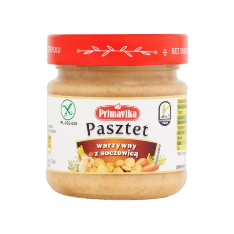 Pasztet warzywny z soczewicą 160 g Pasztet warzywny z soczewicą 160 g