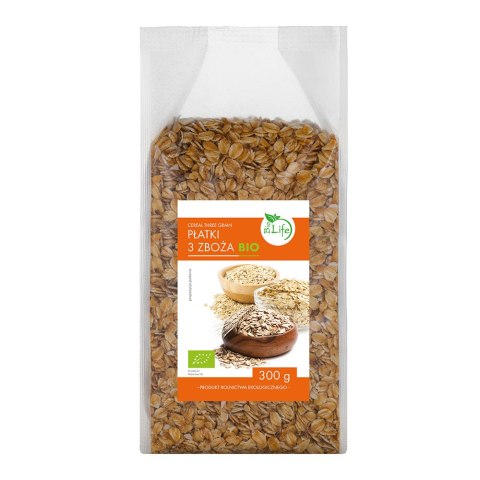 Płatki Mix 3 zboża BIO 300 g Płatki Mix 3 zboża BIO 300 g