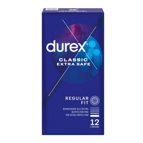 Prezerwatywy Extra Safe grubsze nawilżające 12 szt. Prezerwatywy Extra Safe grubsze nawilżające 12 szt.