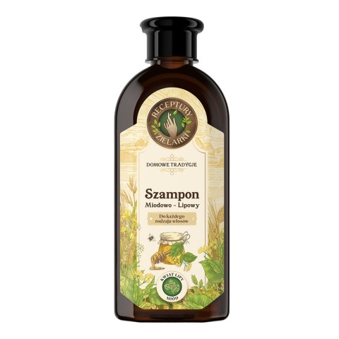 Receptury Zielarki szampon Miód i lipa 350 ml Receptury Zielarki szampon Miód i lipa 350 ml