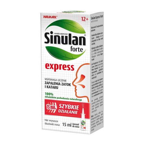 Sinulan Forte EXPRESS spray do nosa 15 ml Sinulan Forte EXPRESS spray do nosa 15 ml