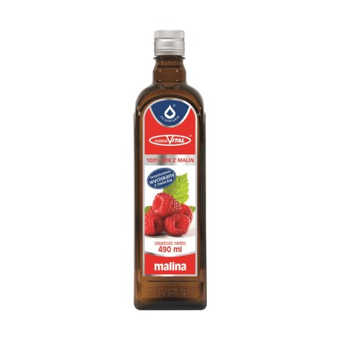 Sok z malin 100% 490 ml Sok z malin 100% 490 ml
