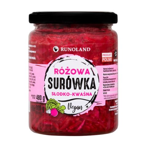 Surówka różowa słodko-kwaśna 480 g Surówka różowa słodko-kwaśna 480 g