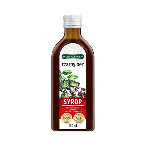 LUZ: Syrop z czarnego bzu bez dodatku kwasku cytrynowego 250 ml LUZ: Syrop z czarnego bzu bez dodatku kwasku cytrynowego 250 ml