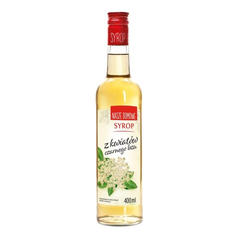 Syrop z kwiatów czarnego bzu 400 ml Syrop z kwiatów czarnego bzu 400 ml
