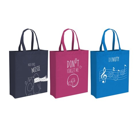 Torba na zakupy z polipropylenu mix 32/17/36 cm Torba na zakupy z polipropylenu mix 32/17/36 cm