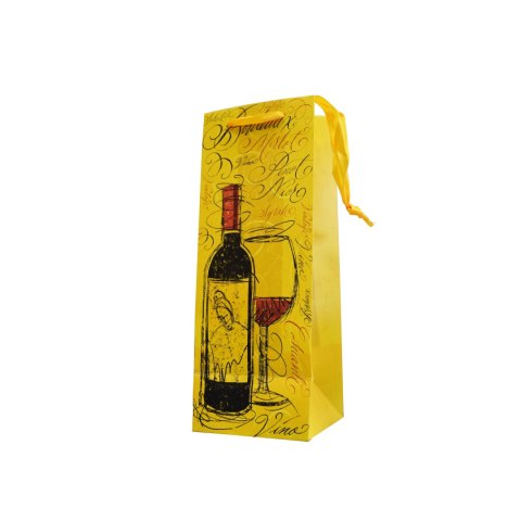Torebka ozdobna papierowa TL-50 butelka 12,7x33x11,3 cm Torebka ozdobna papierowa TL-50 butelka 12,7x33x11,3 cm