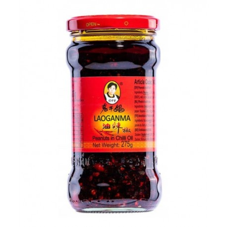 Chrupiące orzechy w oleju chili 275 g Laoganma Chrupiące orzechy w oleju chili 275 g Laoganma