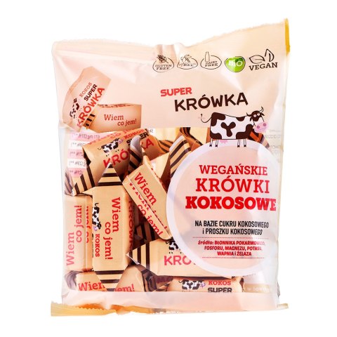 LUZ: Cukierki krówki smak kokosowy bez mleka BIO 150 g