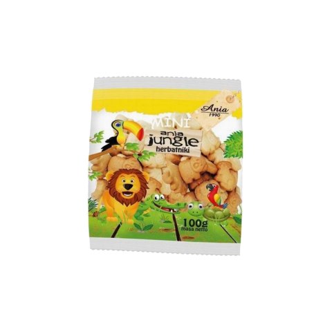 Herbatniki szkolne Mini Jungle 100 g Herbatniki szkolne Mini Jungle 100 g