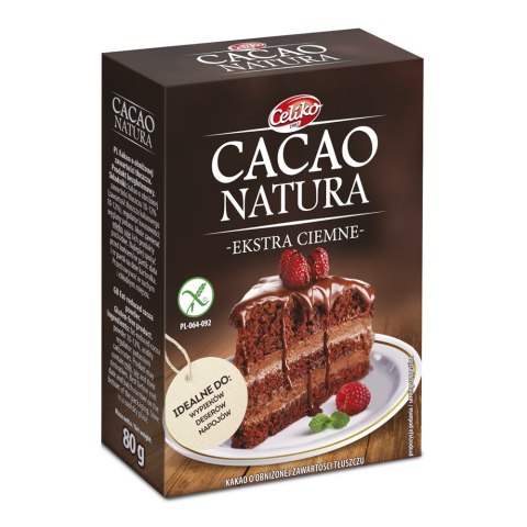 Kakao ekstra ciemne bez dodatku cukru 80 g