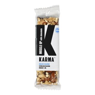 LUZ: Karma baton MUSCLE UP milk chocolate białko sojowe, czekolada mleczna, migdał 45g