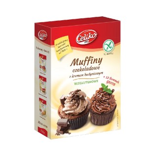 LUZ: Muffiny czekoladowe z kremem budyniowym 310 g