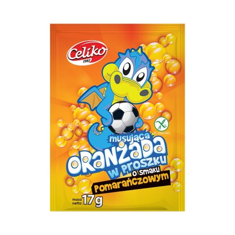 Oranżada w proszku musująca o smaku pomarańczowym 17 g Oranżada w proszku musująca o smaku pomarańczowym 17 g