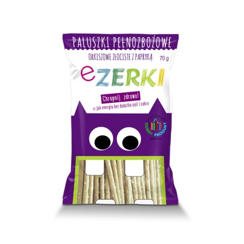 Paluszki orkiszowe z papryką 70 g (Przydatność 116-87 dni)