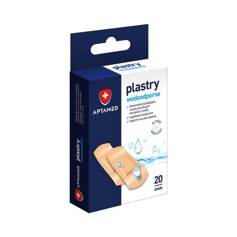 Plastry wodoodporne 20 sztuk Plastry wodoodporne 20 sztuk