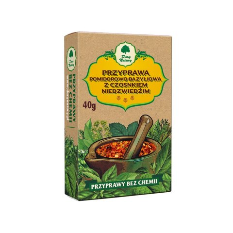 Przyprawa pomidorowo-bazyliowa z czosnkiem niedźwiedzim 40 g Przyprawa pomidorowo-bazyliowa z czosnkiem niedźwiedzim 40 g