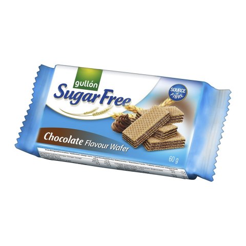 Wafle czekoladowe bez dodatku cukru 60 g Wafle czekoladowe bez dodatku cukru 60 g