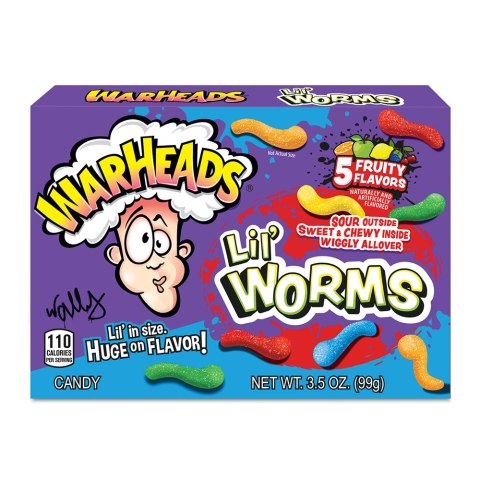 Warheads Lil'Worms 99 g